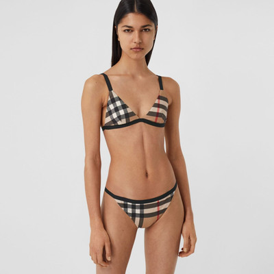 Burberry Check Triangle Bikini outlook