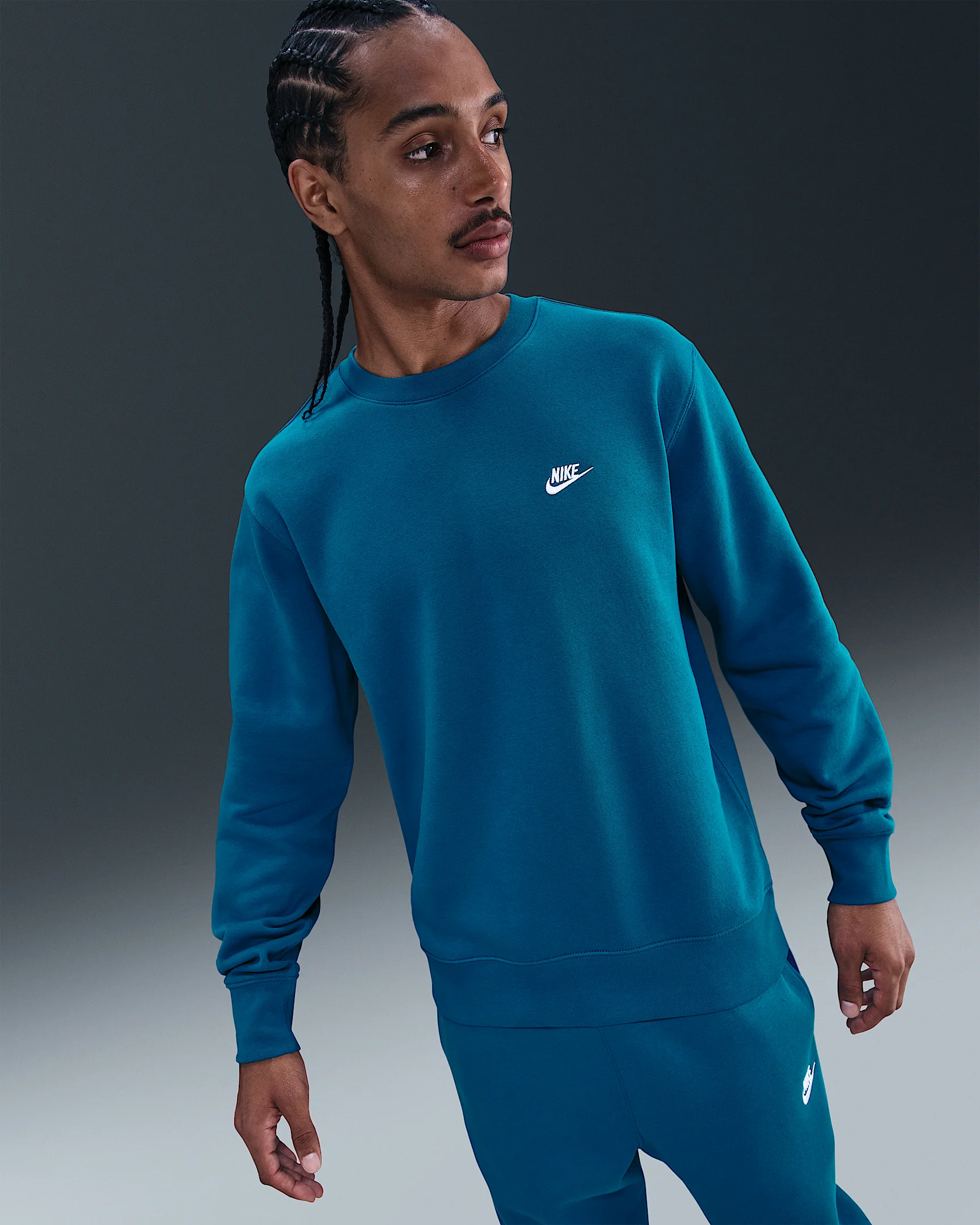 Nike Club Men's Fleece Crew - 1