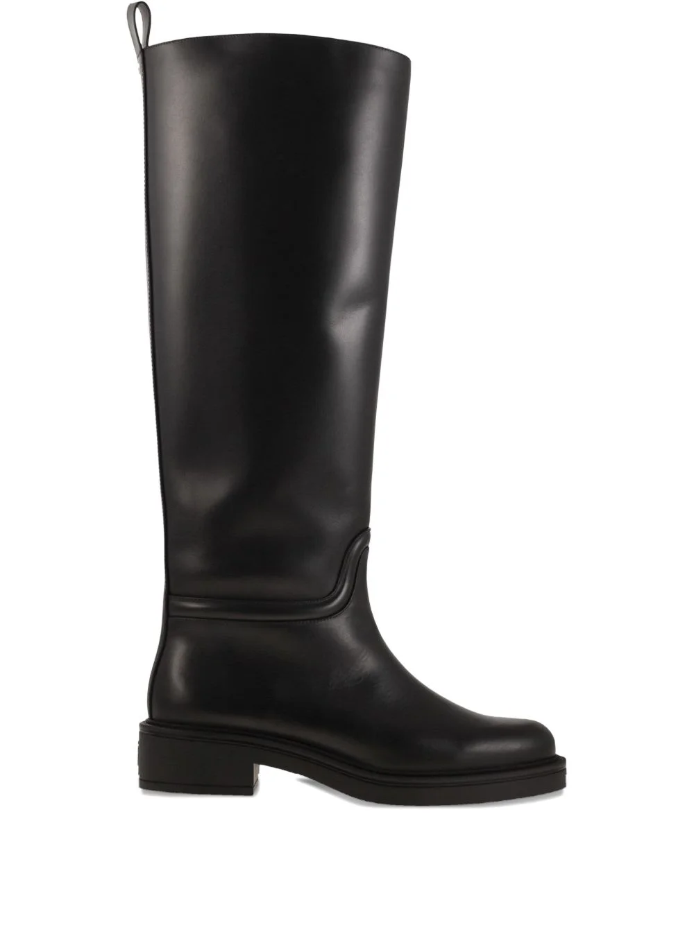 40mm Celia rounded-toe leather boots - 1