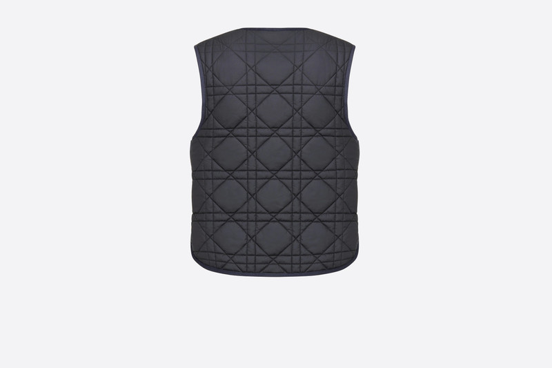 Macrocannage Reversible Sleeveless Vest 5