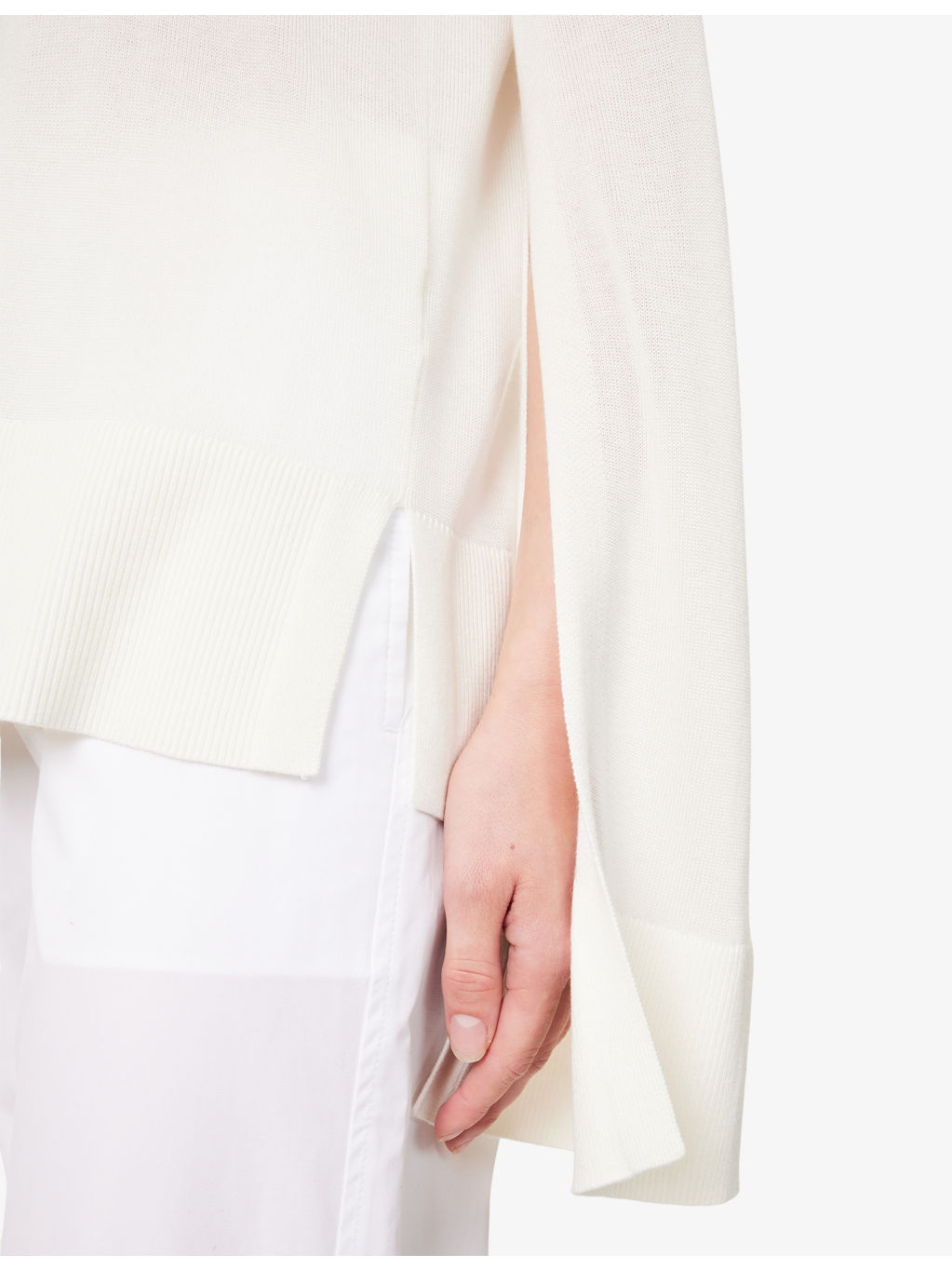 Turtleneck Long-Sleeve Fine-Knit Jumper - 5