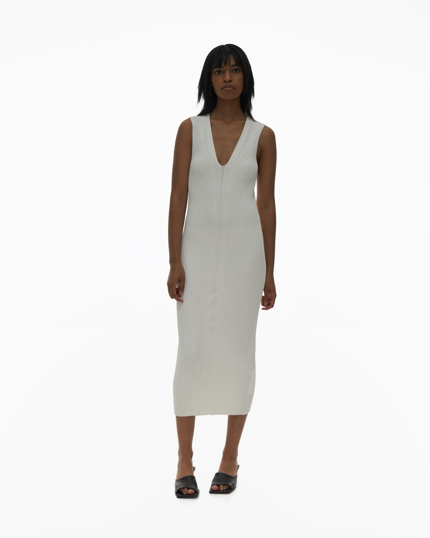 RIBBED TANK DRESS - 2