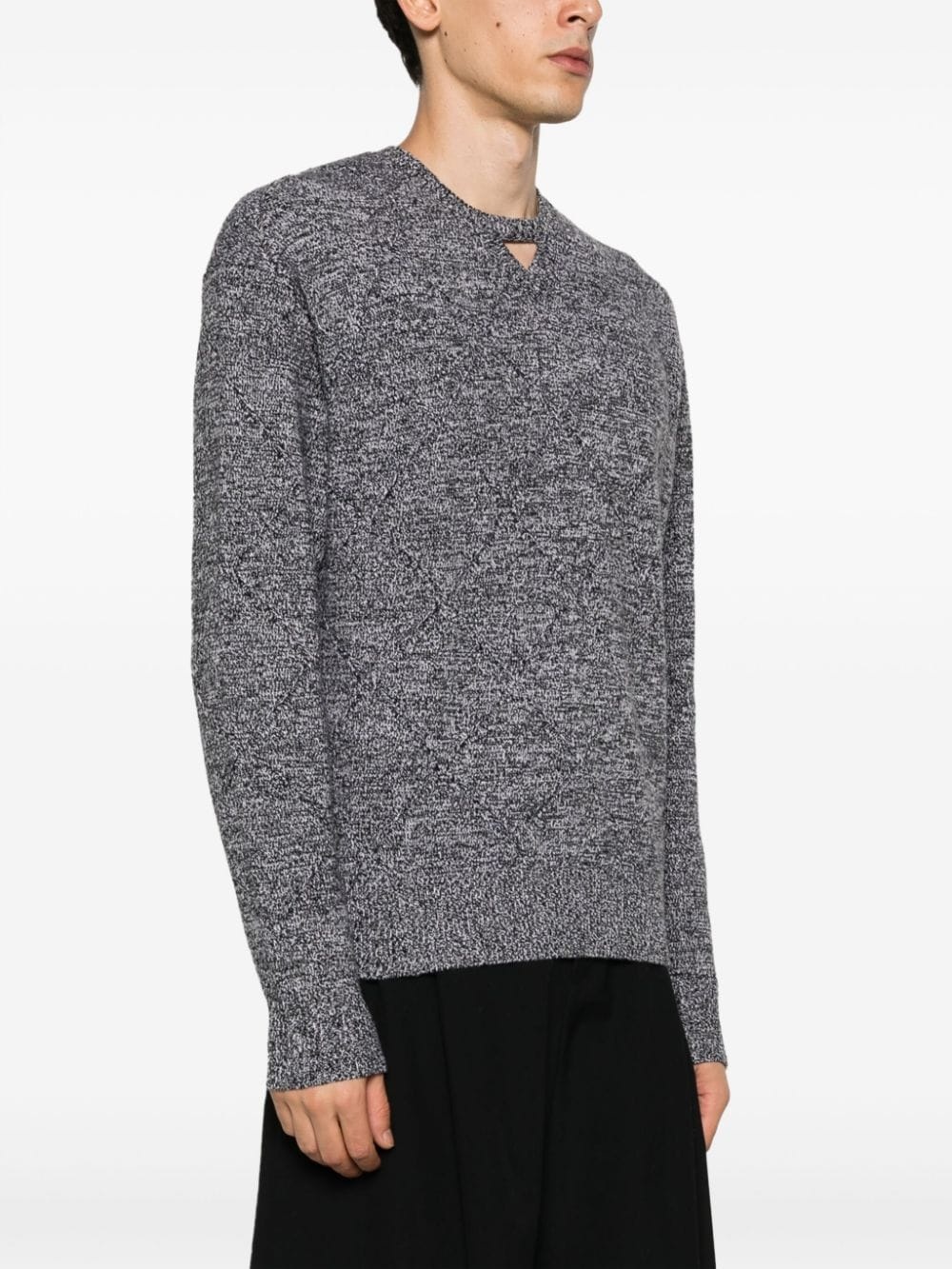 crew-neck chunky-knit jumper - 5