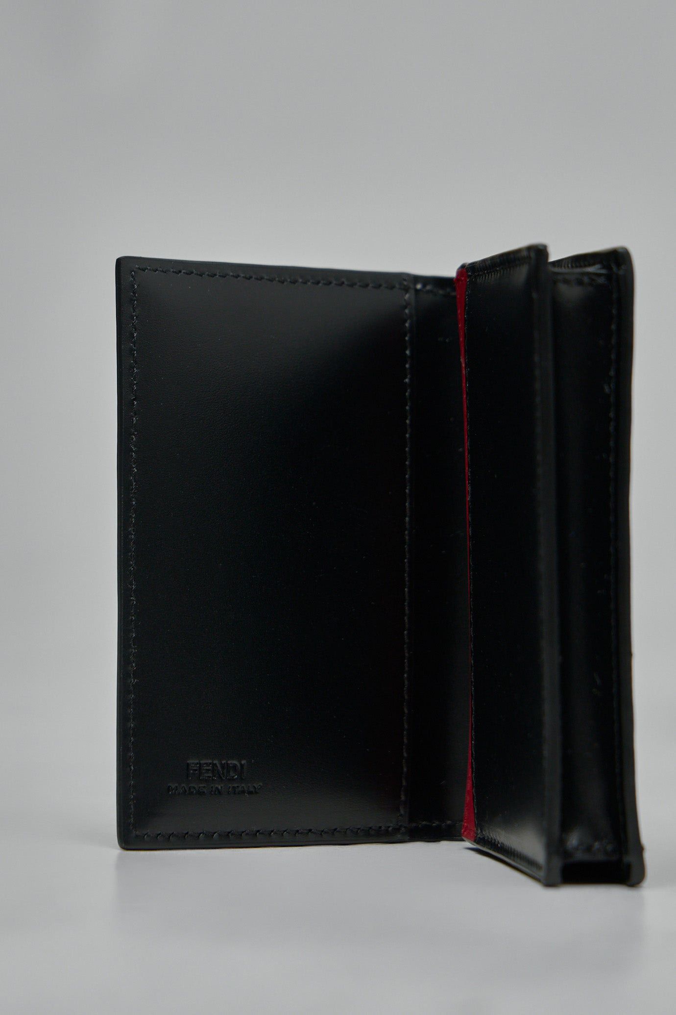 Signature Grained Leather Card Case - 3