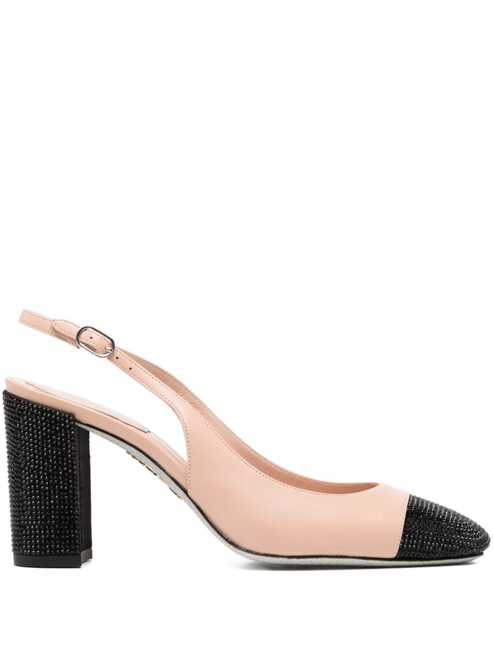 90mm crystal-embellished pumps - 1