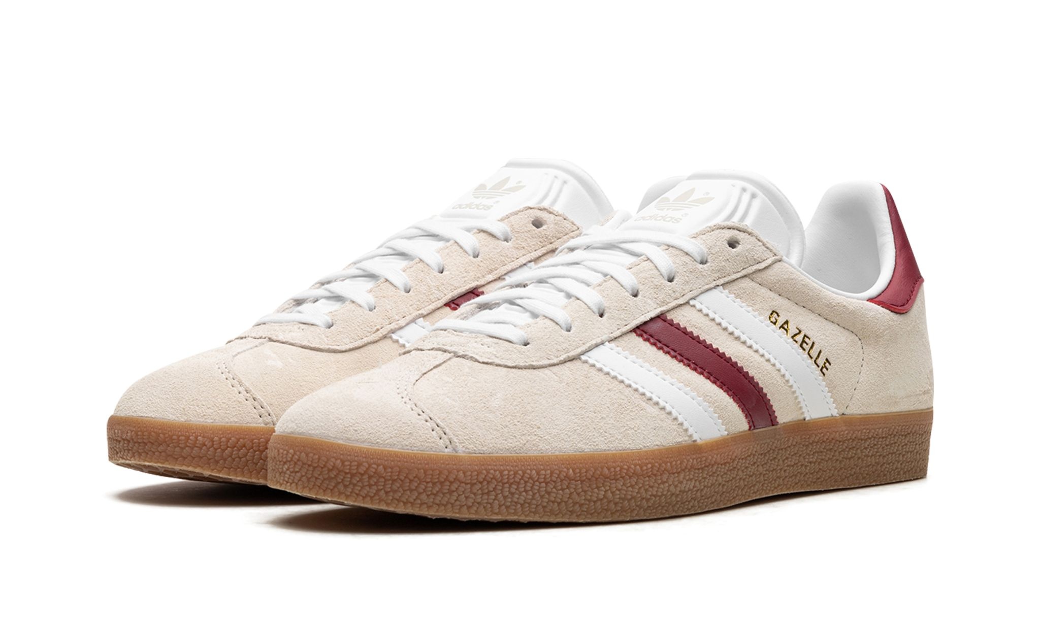 Adidas Gazelle "Aluminum Collegiate Burgundy" - 2