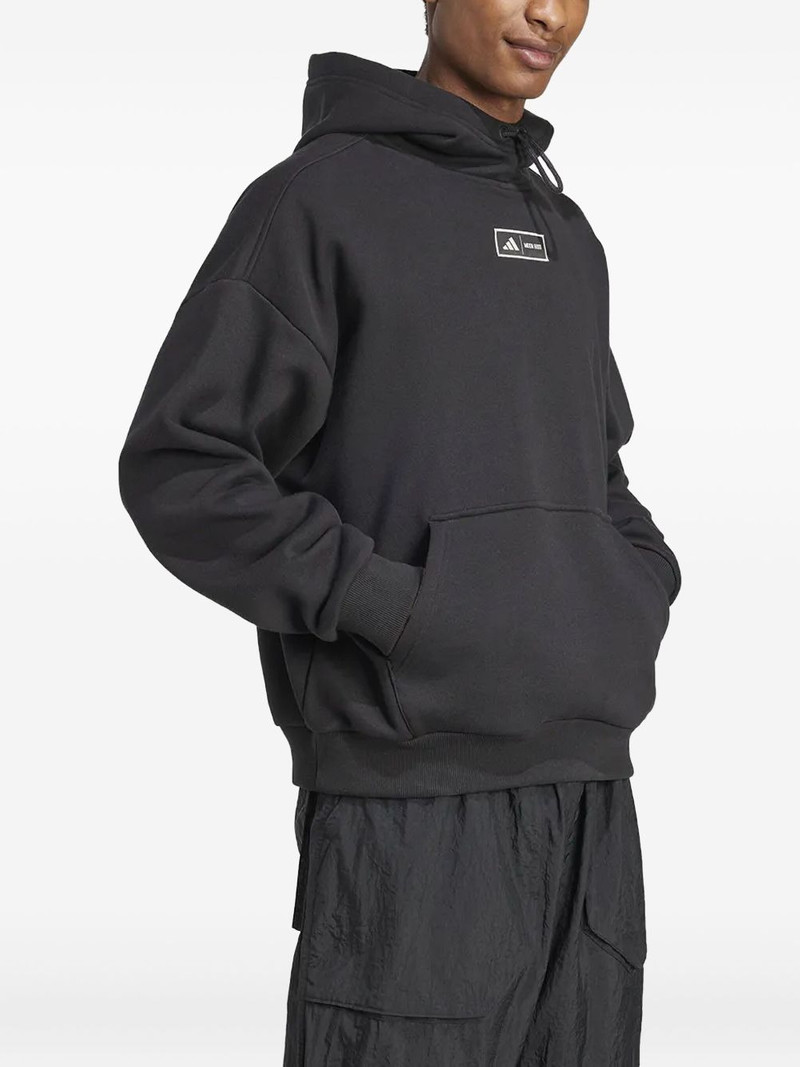 adidas x Moon Boot drop-shoulder hoodie outlook