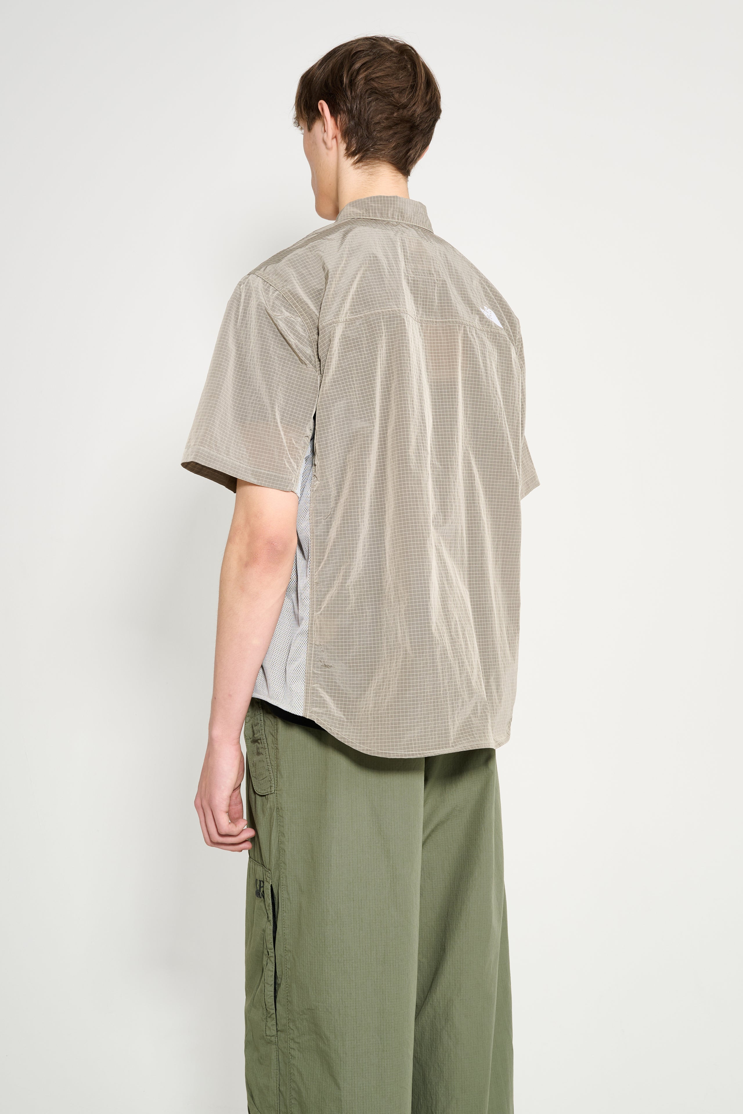 THE NORTH FACE FABRIC MIX SHORT SLEEVE SHIRT GRAVEL - 3