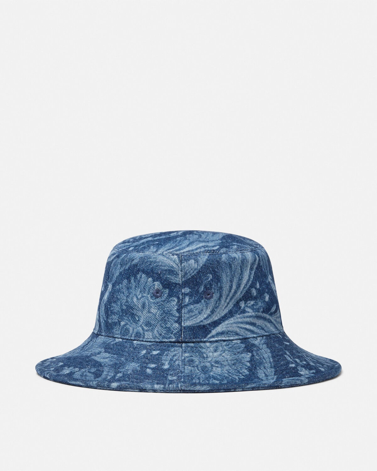 Barocco Denim Logo Bucket Hat - 2