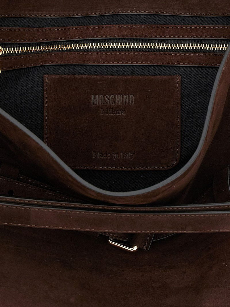 medium Tie Me suede shoulder bag 4