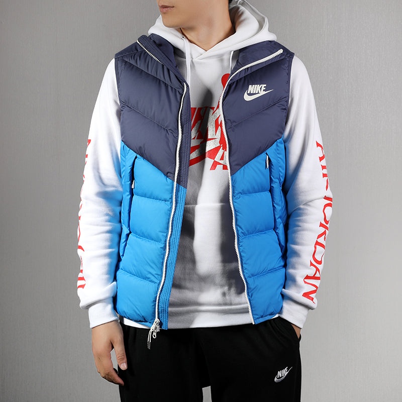 Nike Athleisure Casual Sports Down Vest Blue 928860-557 - 3