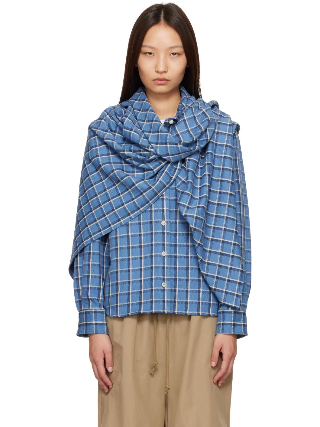 Blue Snell Scarf - 1