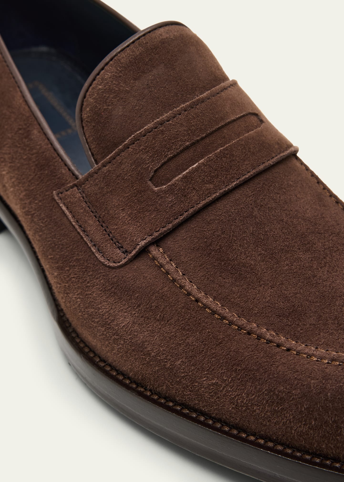 Men's Lukas Suede Penny Loafers - 6