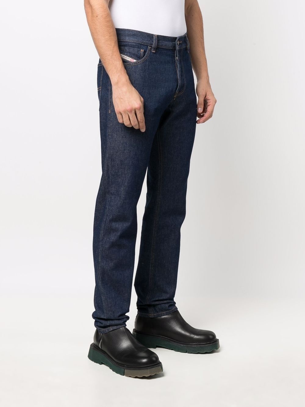 high-rise straight-leg jeans - 3