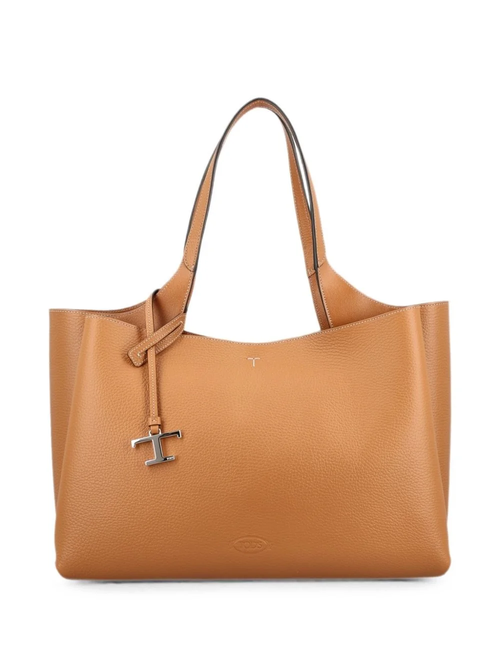 T Timeless medium leather tote - 1