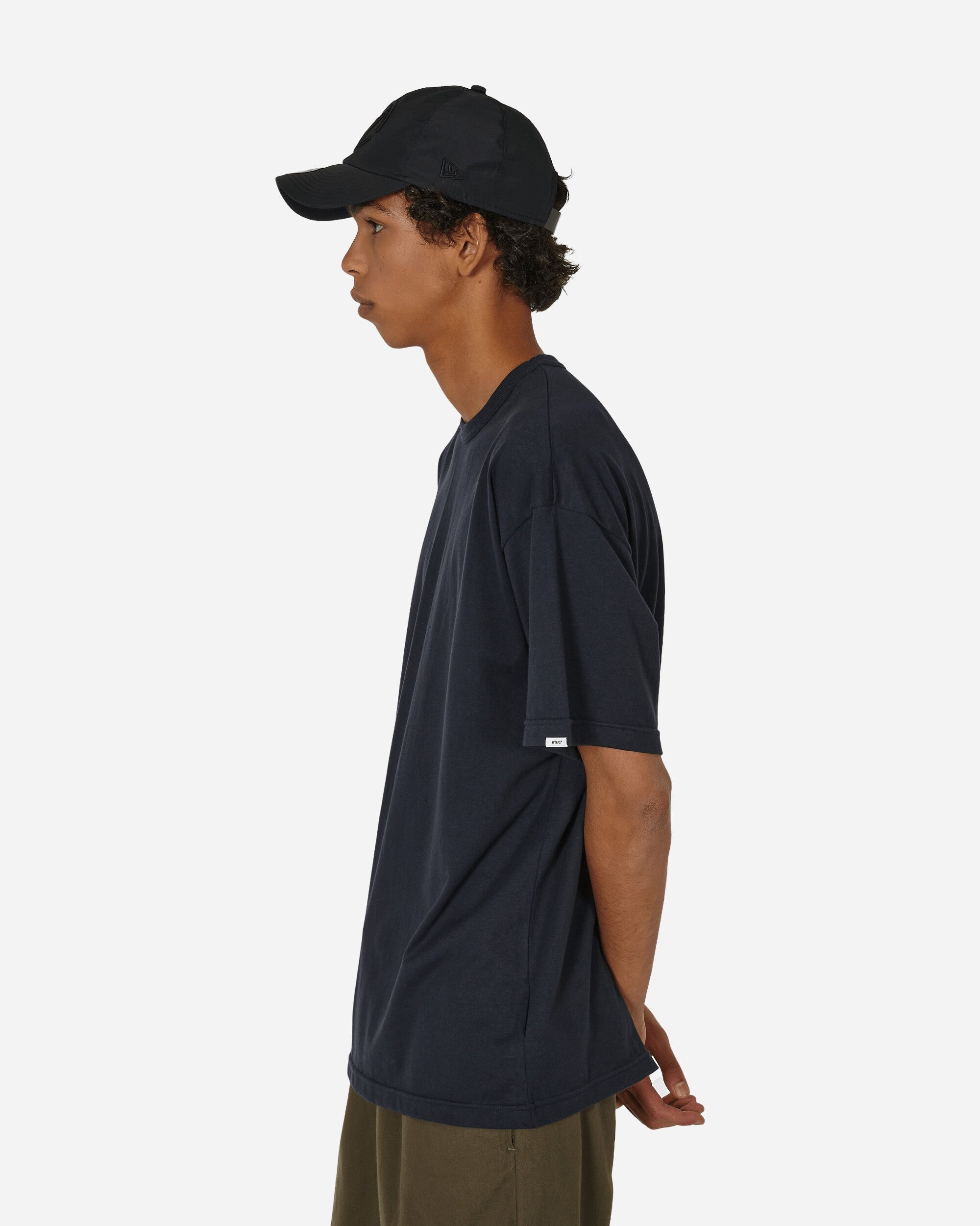Wtaps M Navy Embroidered Short Sleeve Shirt | Garmentory