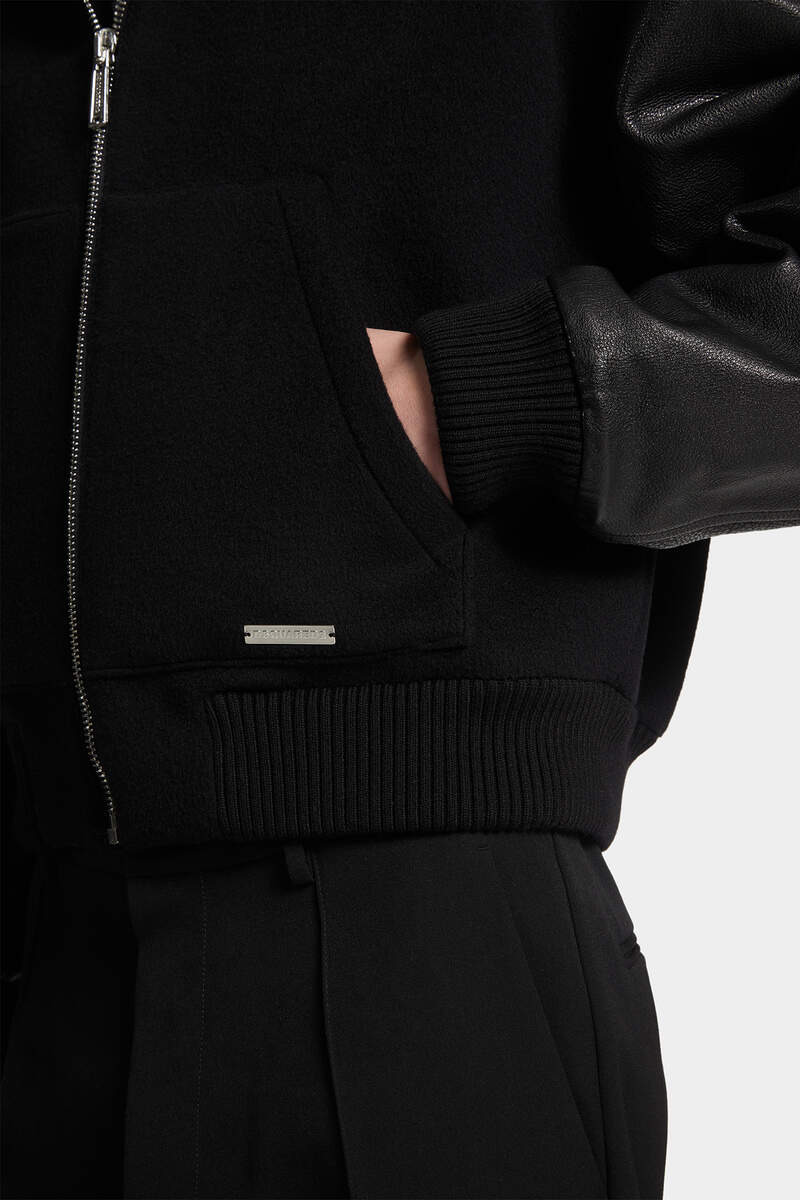 HOODED '80S BOMBER - 5
