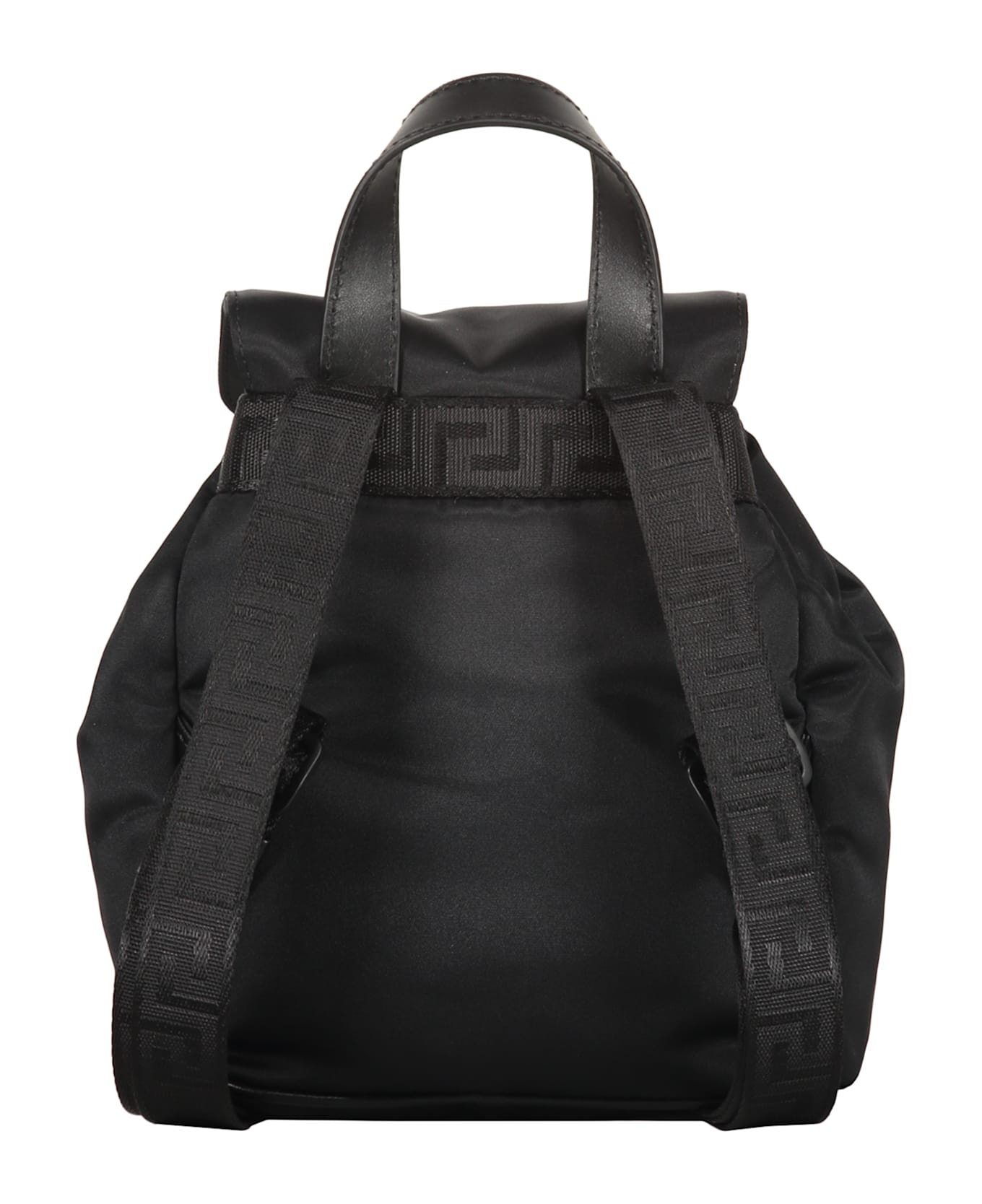 Logo Detail Nylon Backpack - 3