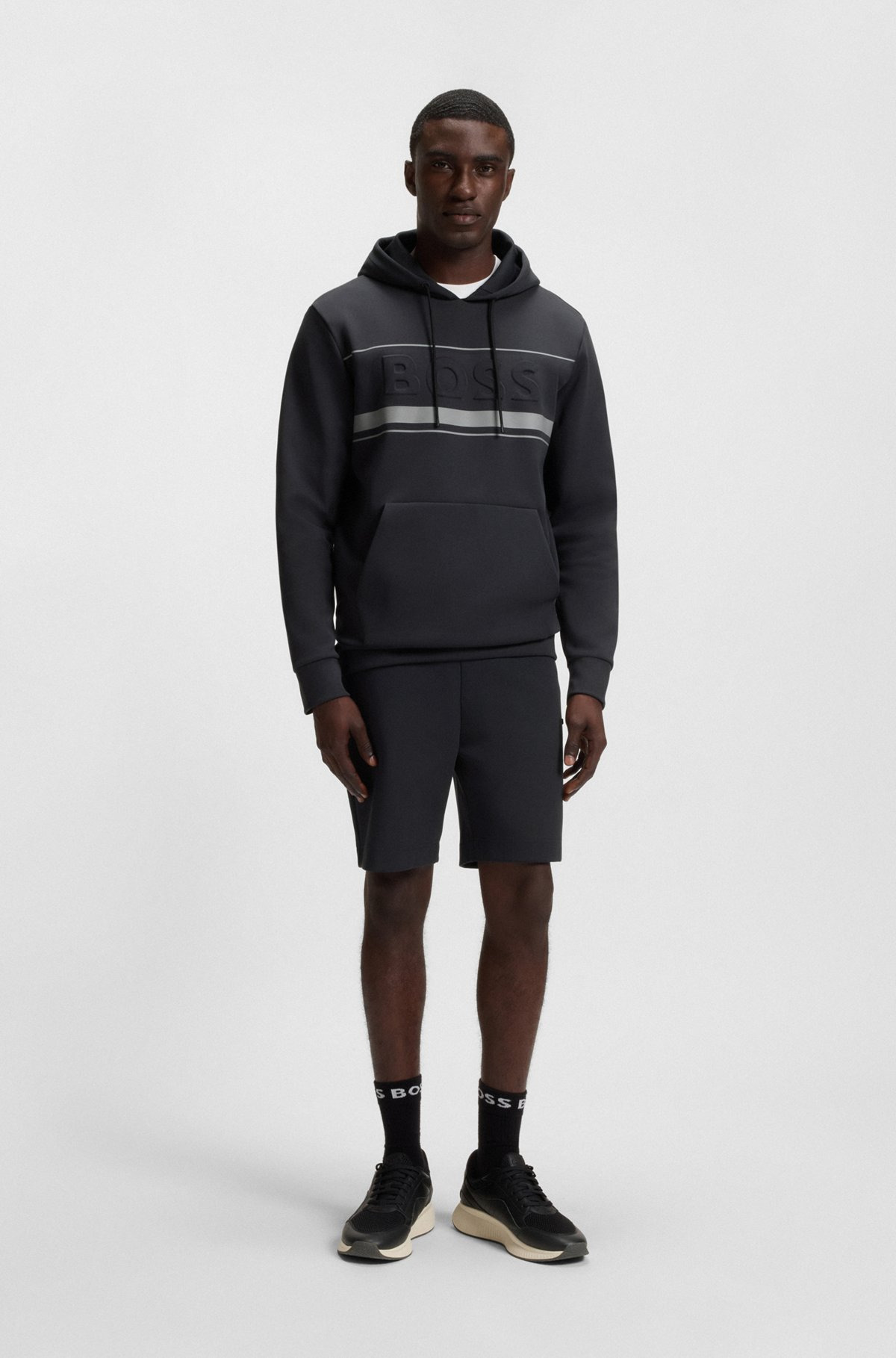 HOODIE WITH STRIPE DETAILS - 4