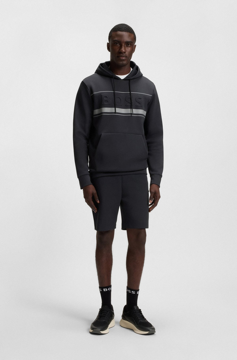 BOSS HOODIE WITH STRIPE DETAILS outlook