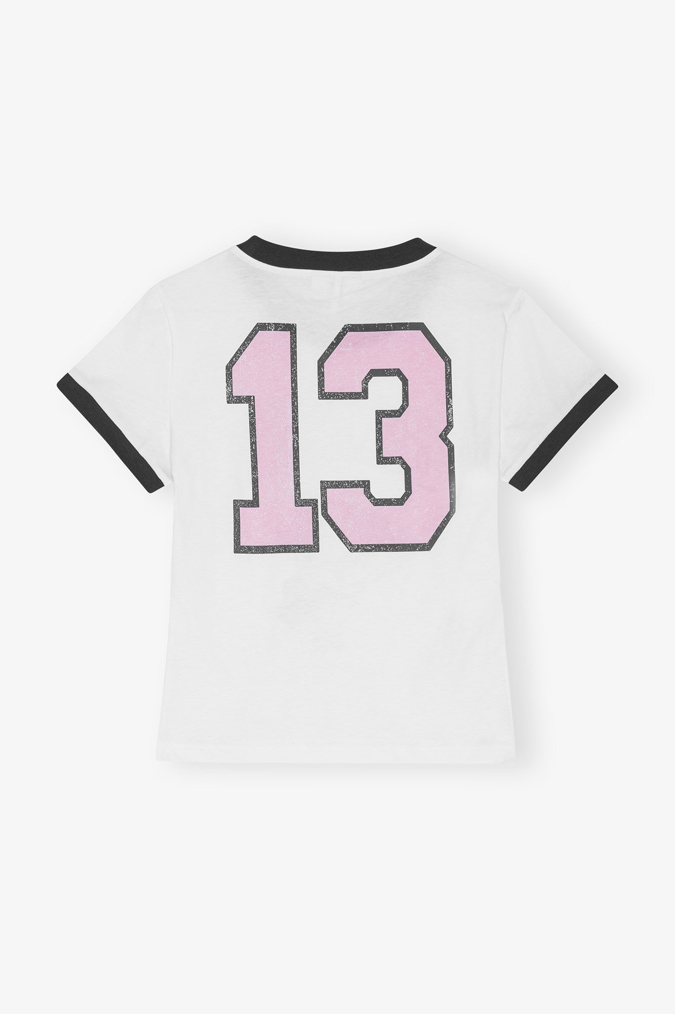 WHITE BASIC JERSEY WITCH SMALL T-SHIRT - 6
