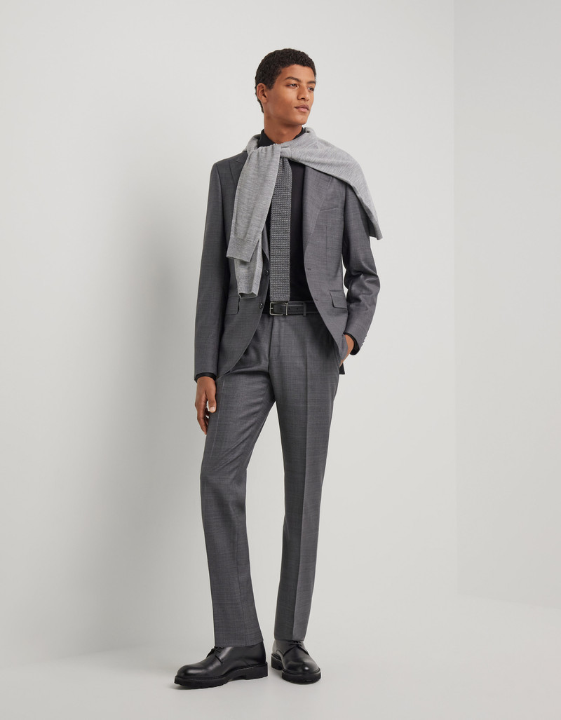 Canali GRAY MODERN FIT PURE WOOL SUIT outlook