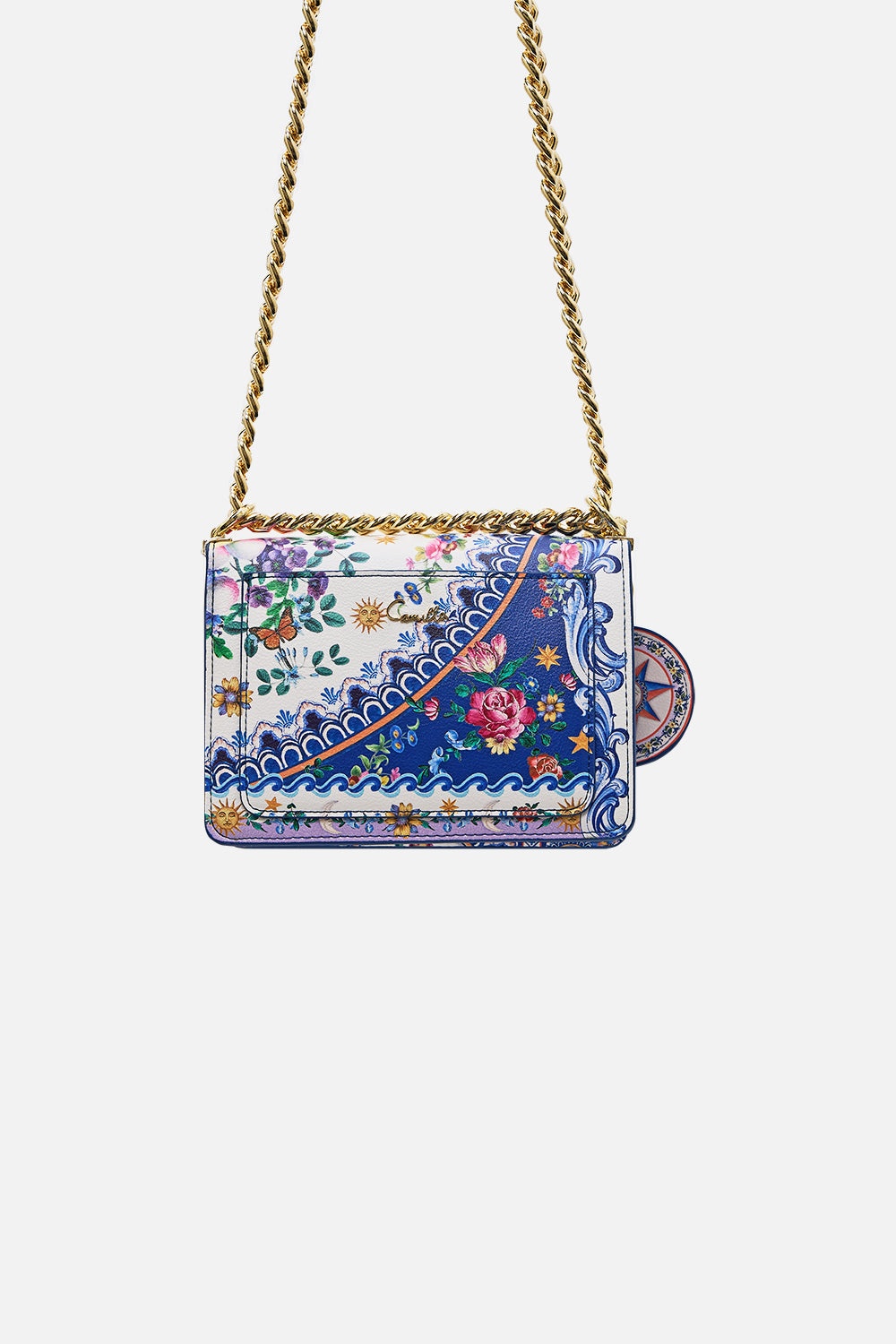 CROSSBODY BOX BAG WITH CHAIN AND KEYRING - 3