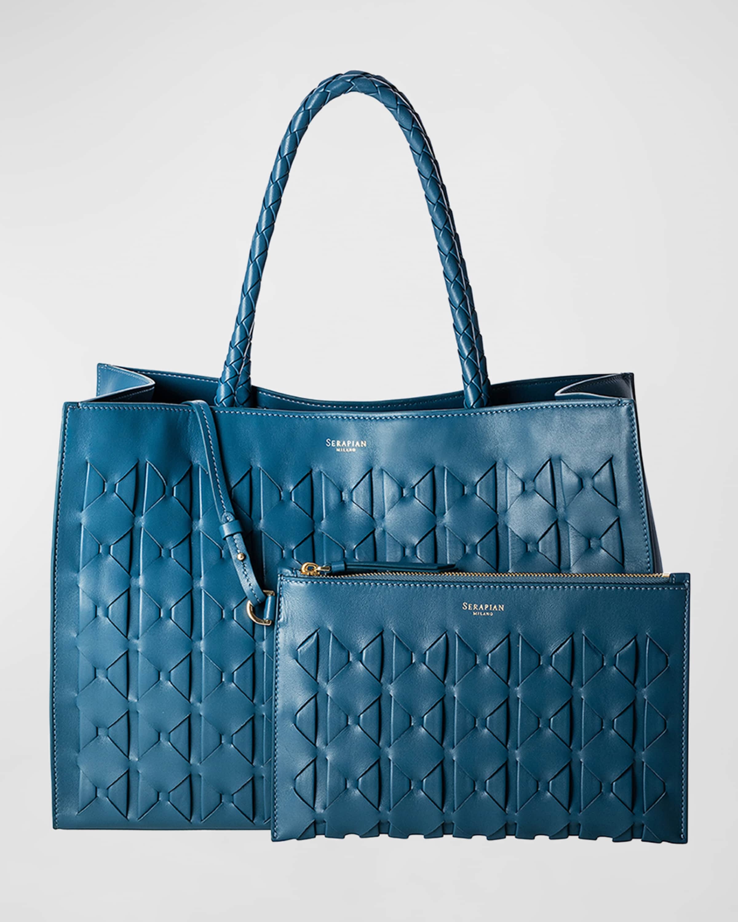 Mosaic Leather Tote Bag - 3
