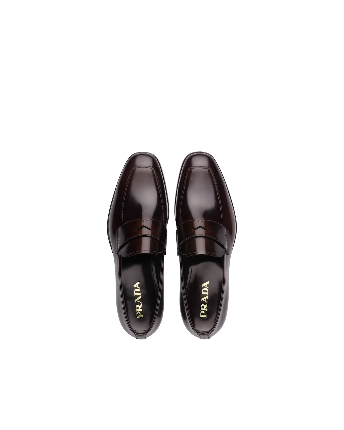 Brushed leather loafers - 3