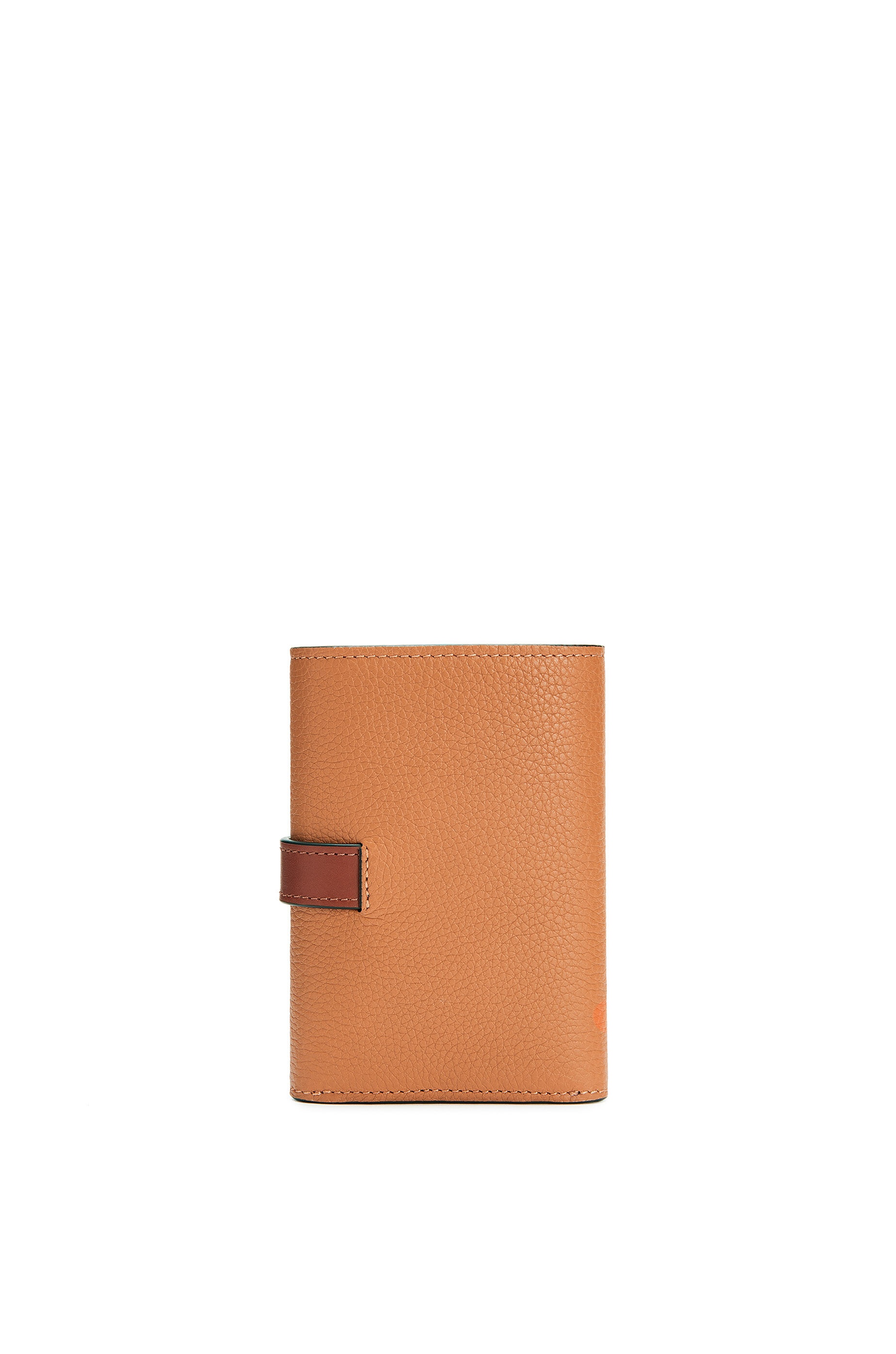 Small vertical wallet in soft grained calfskin - 4