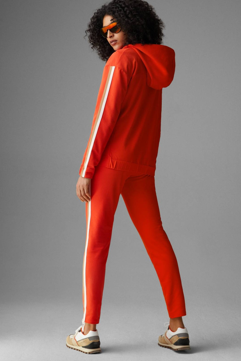 ELSIE SWEATSHIRT JACKET IN ORANGE 3