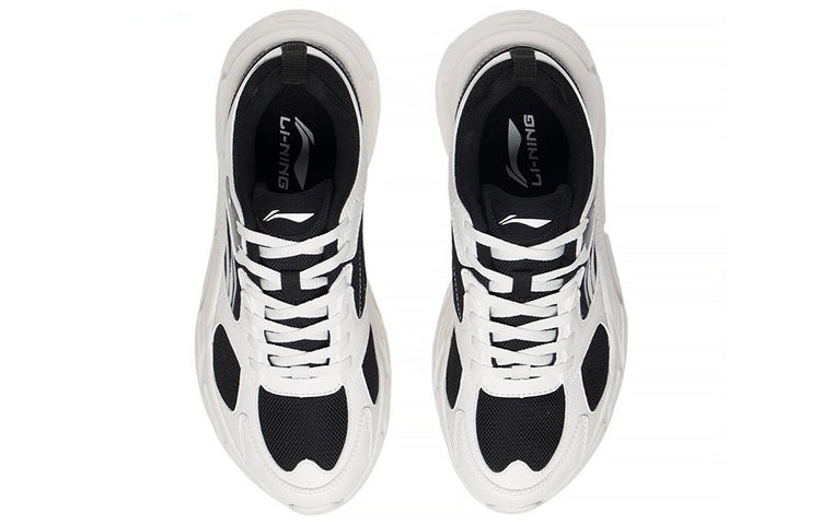 (WMNS) Li-Ning Casual Sport Training Sneakers 'White Black' ARSS058-3 - 4