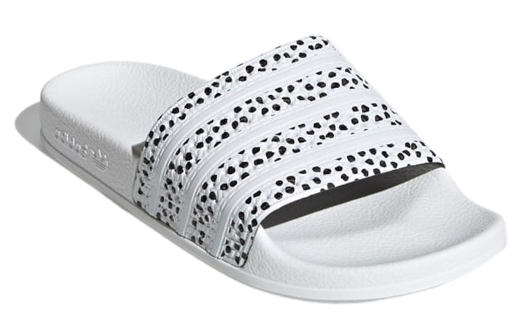 (WMNS) adidas Adilette Slides 'White Black' FX5922 - 4