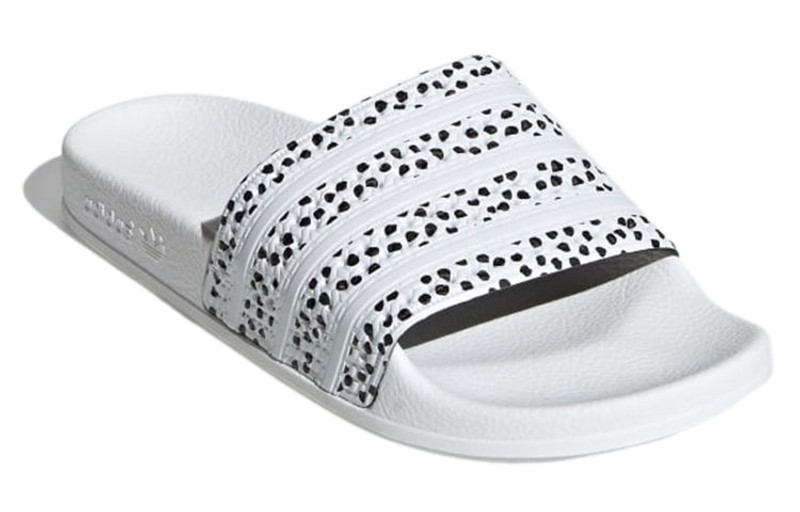 (WMNS) adidas Adilette 슬라이드 'White Black'FX5922 4
