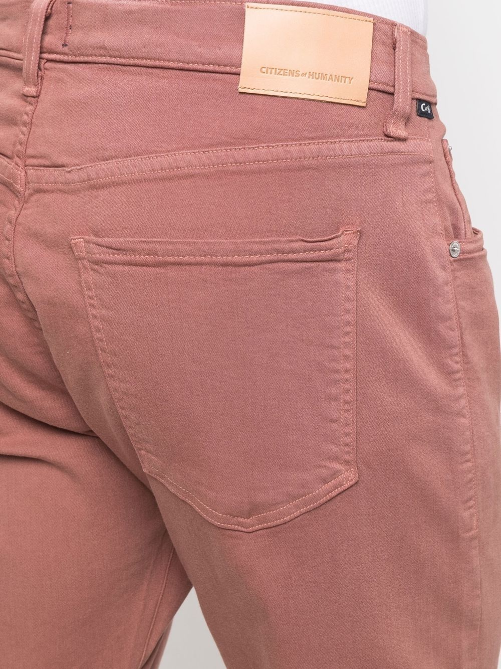 straight-leg five-pocket trousers - 5