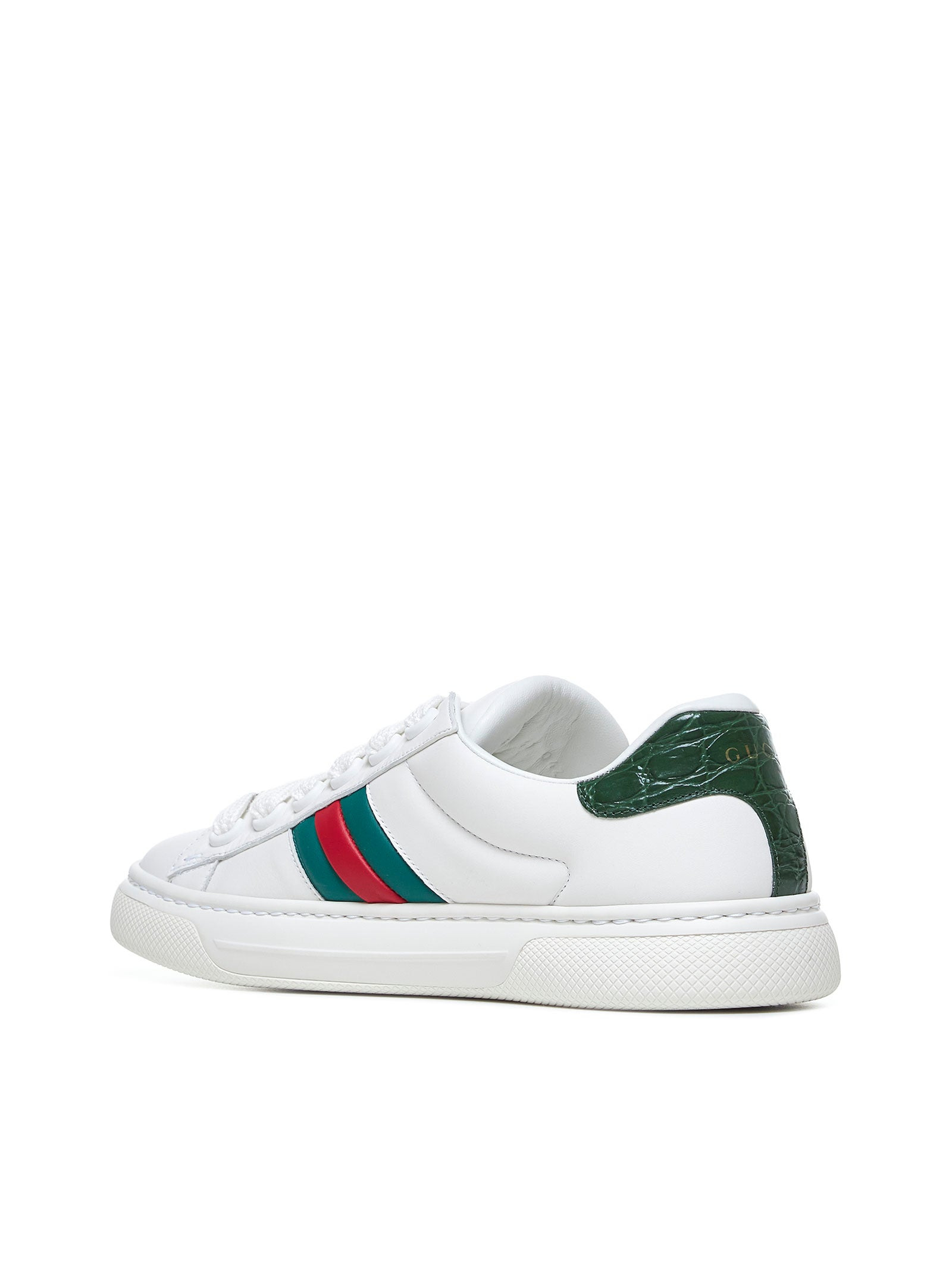 Gucci Women Ace Leather Sneakers - 3