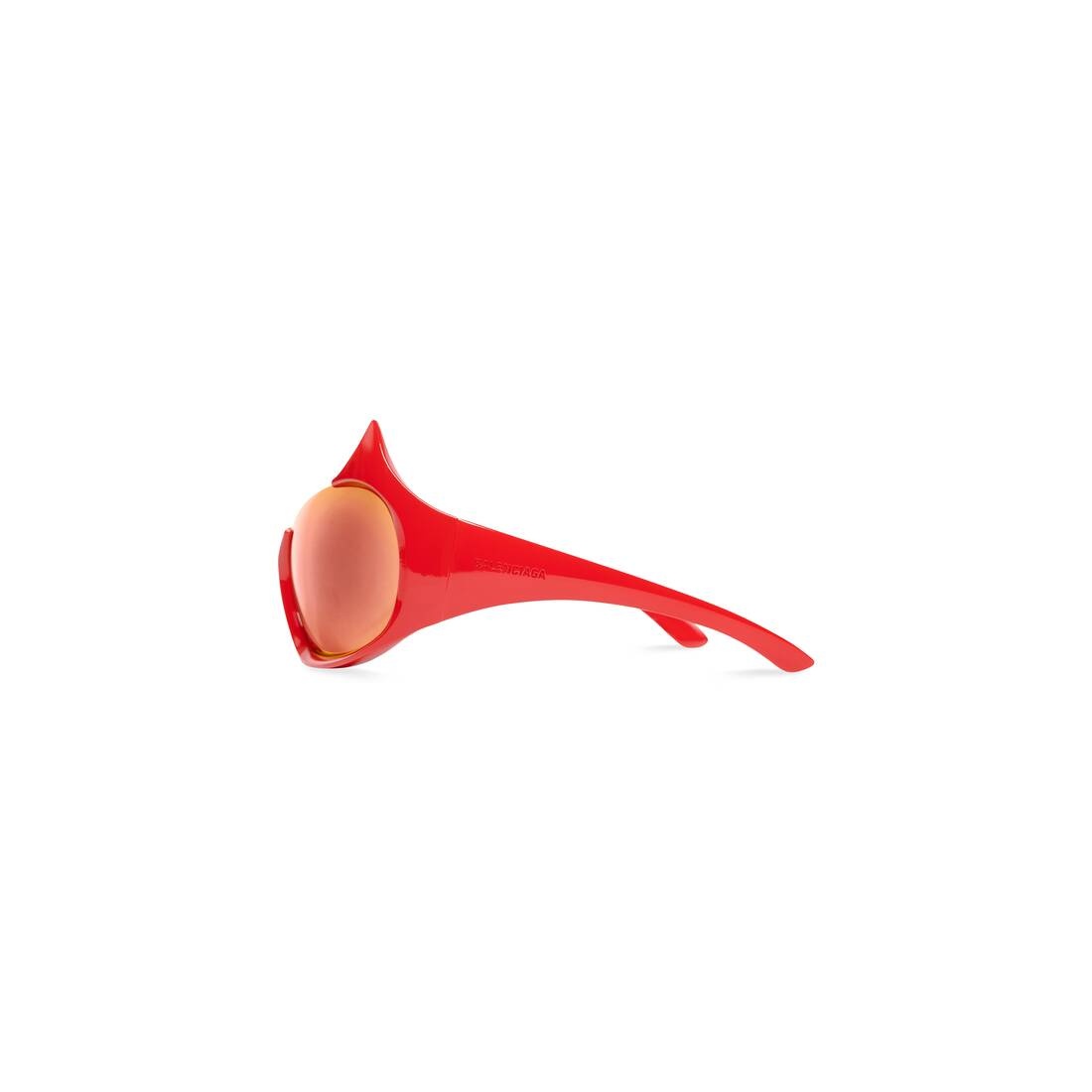 Gotham Cat Sunglasses in Red - 3