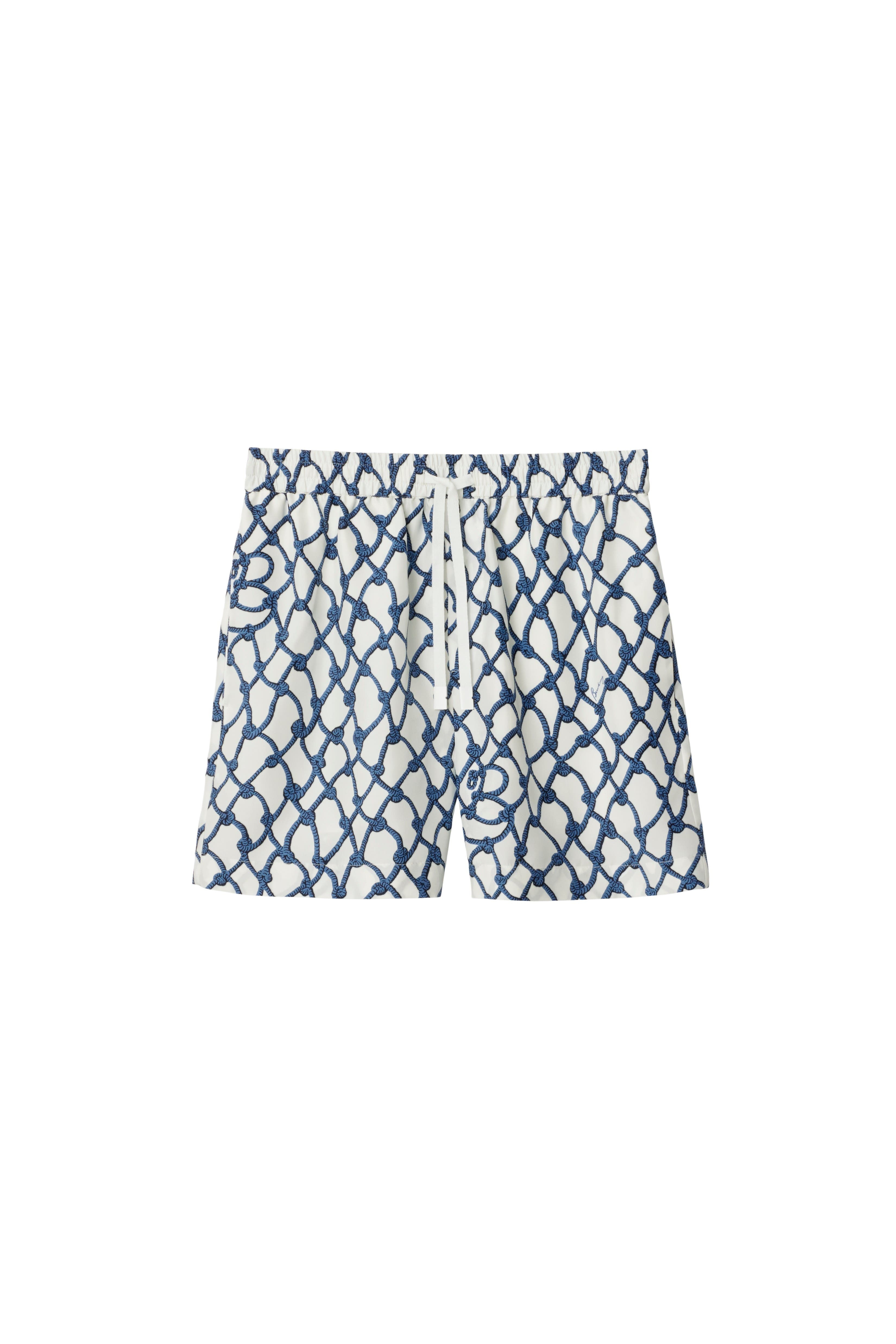 burberry Knot Silk Shorts in Pool at Nordstrom - 2