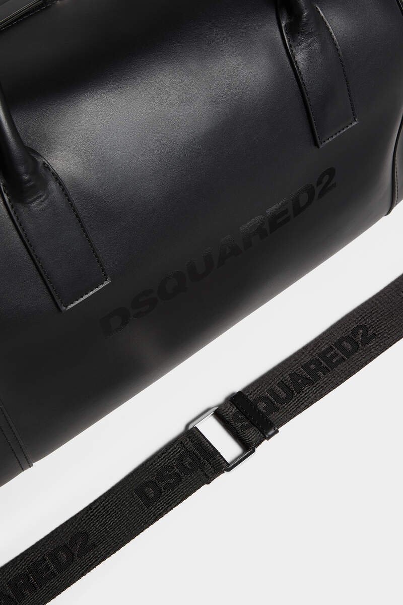 DEEP BLACK DUFFLE BAG - 4