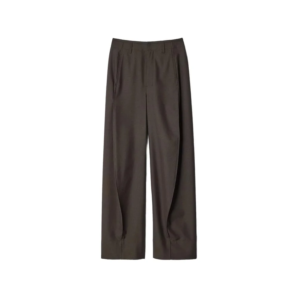 Lemaire Brown Trousers - Tailored Trousers Women - 1
