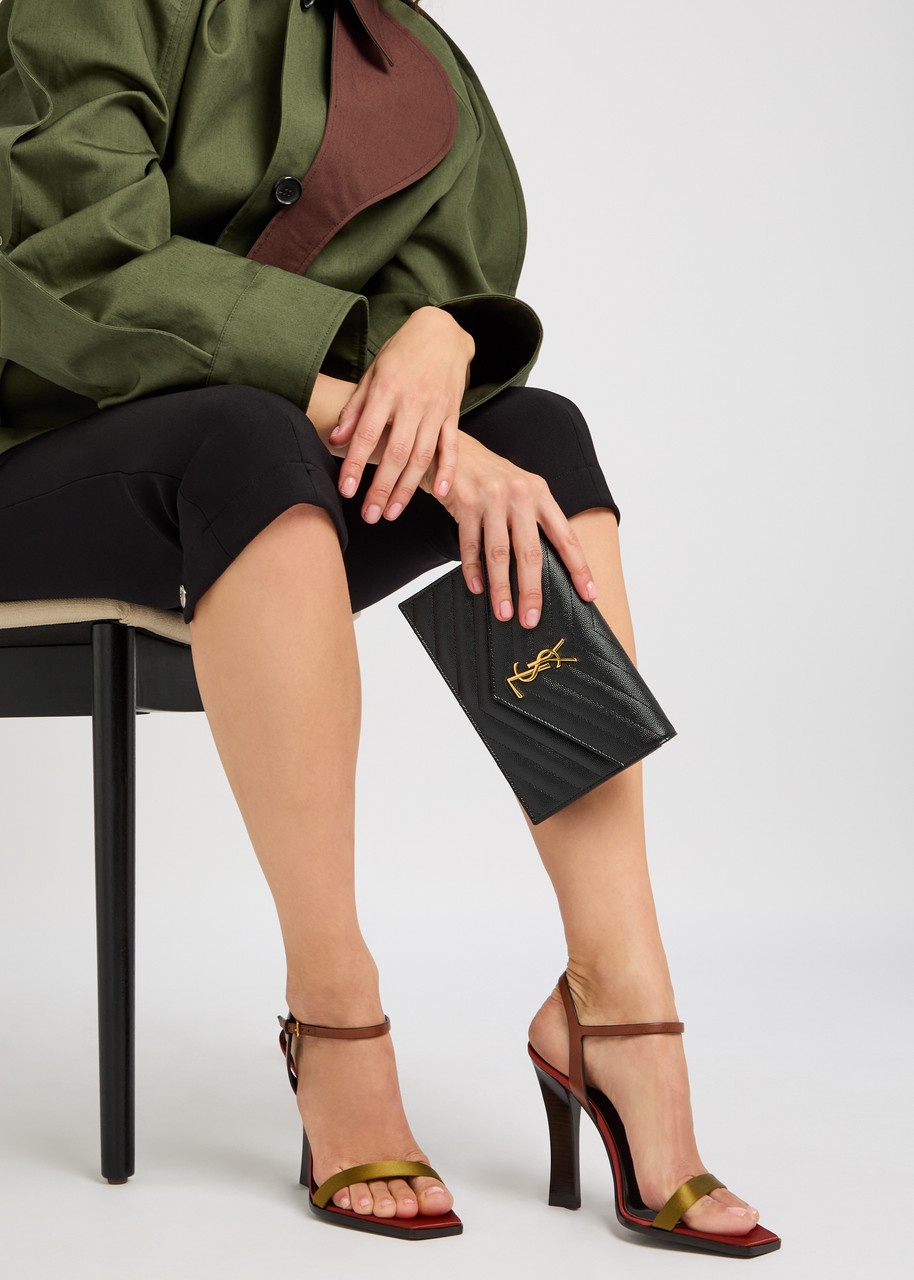 Saint Laurent Lydia 110 Satin Sandals - 5