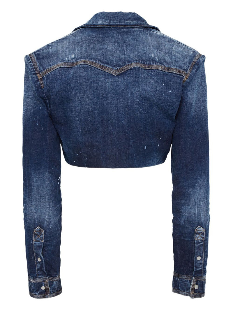 DSQUARED2 cropped denim jacket outlook