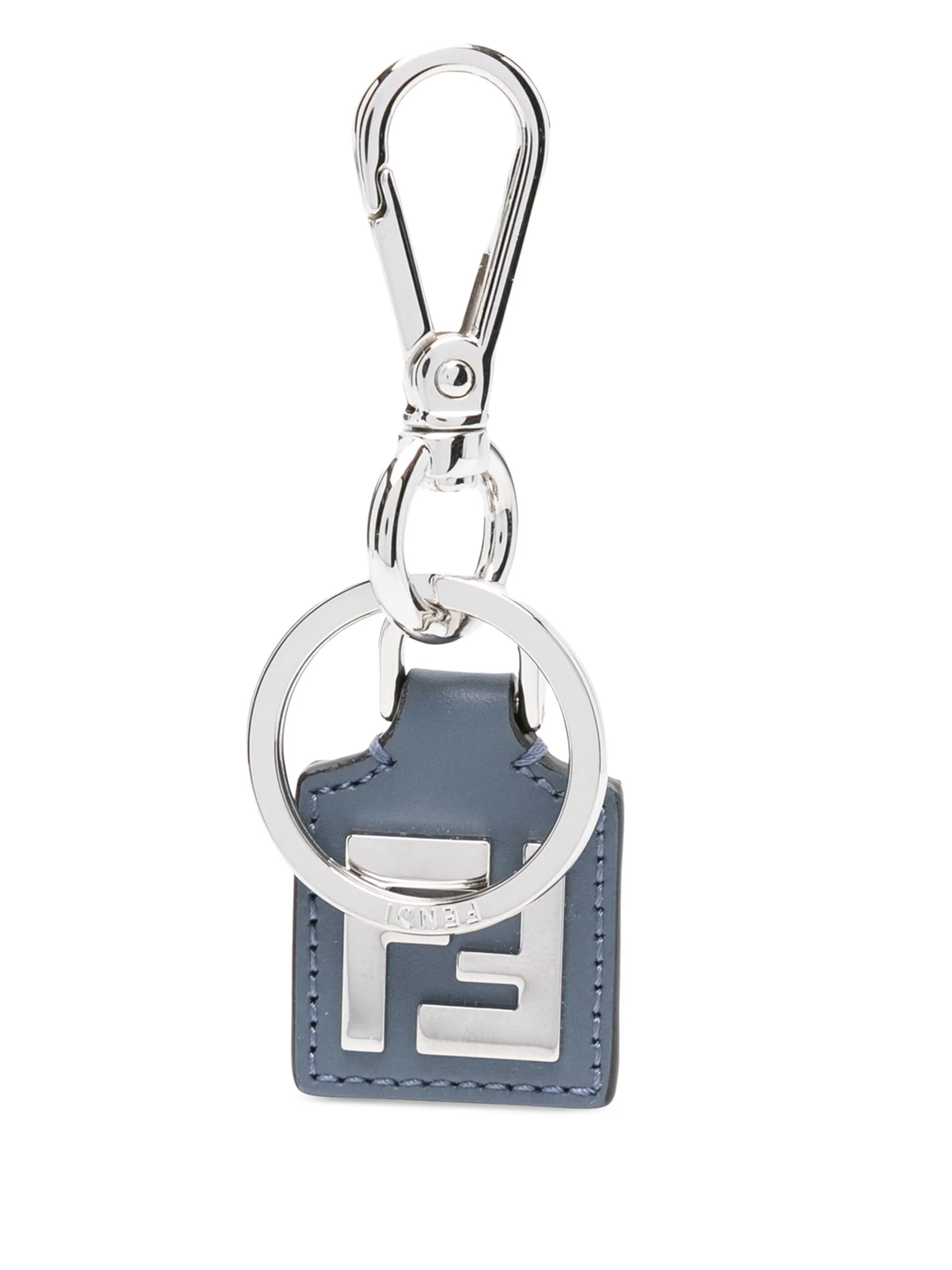 Fendi FF Squared Leather Keyring - 1