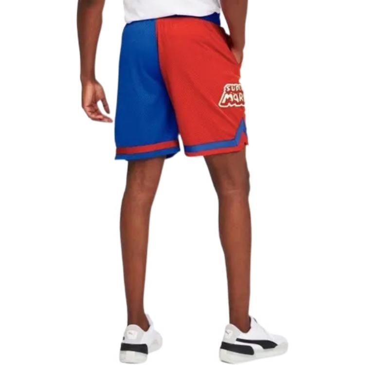 PUMA Super Mario Shorts 'Blue Red White' 589100-01 - 5