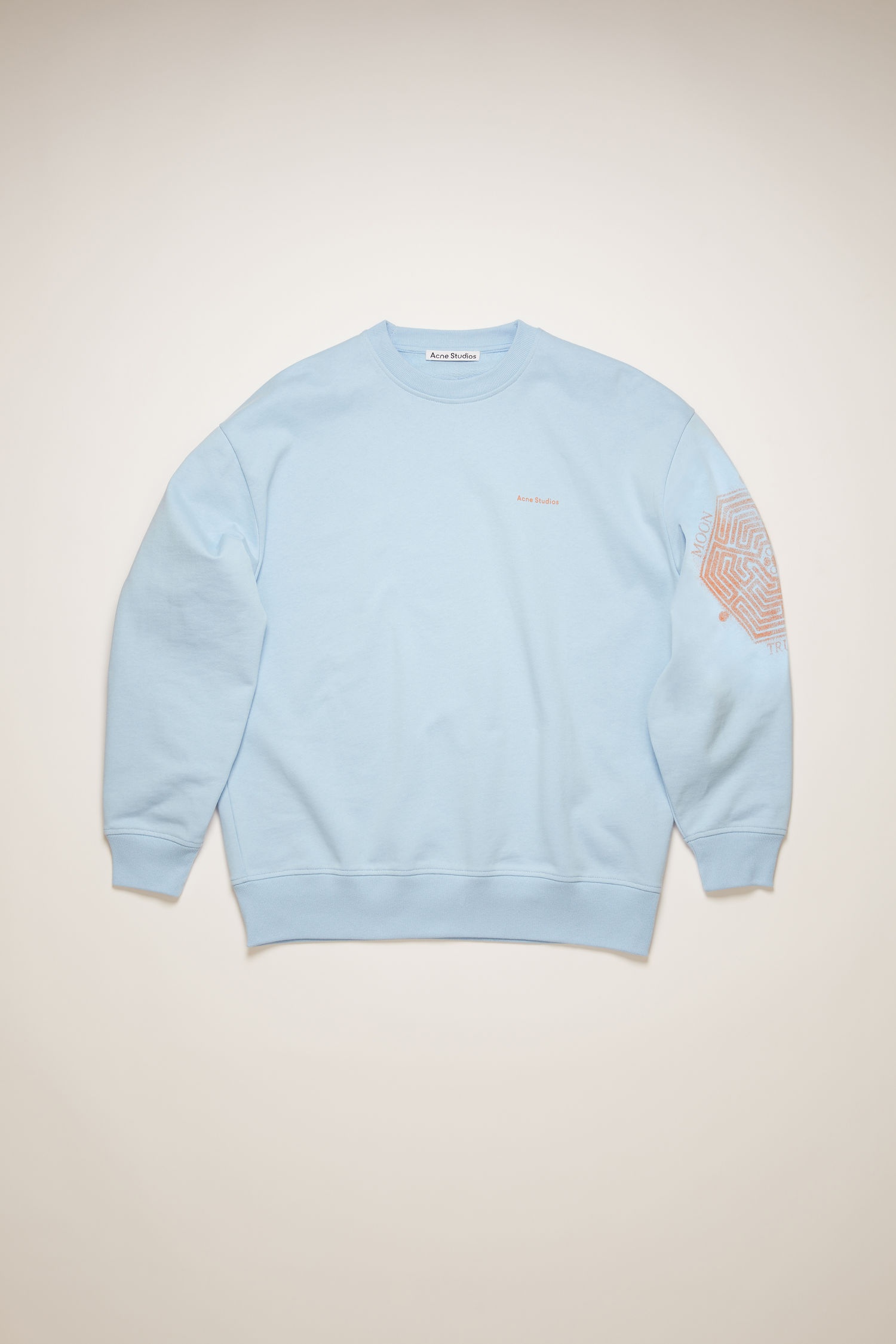 Mandala print sweatshirt ice blue - 5