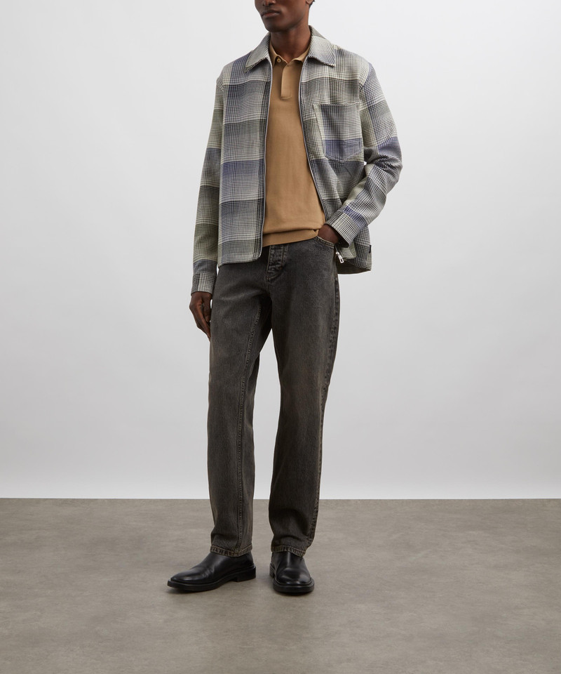 Paul Smith Beige Cotton Knit Polo Shirt outlook