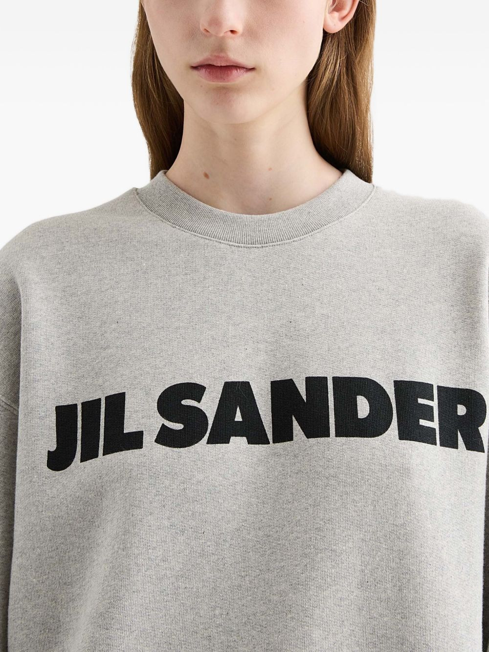 logo cotton sweatshirt - 3