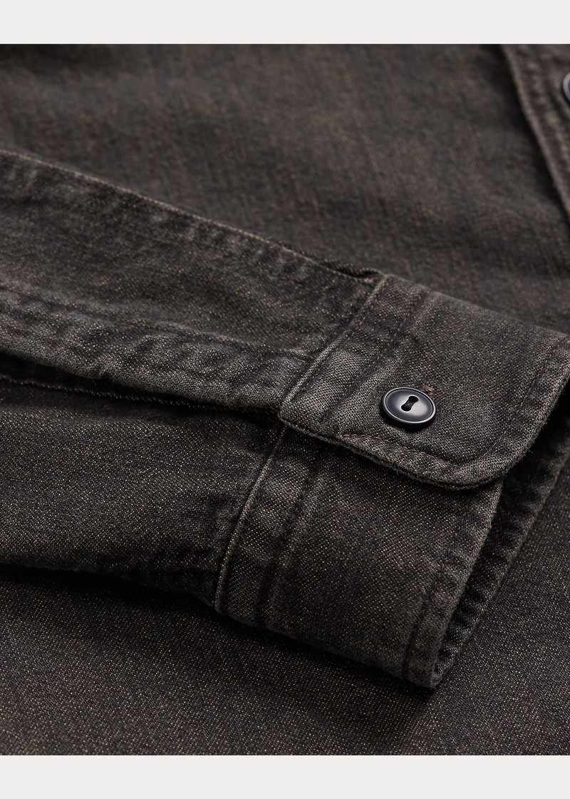 Embroidered Denim Workshirt 5