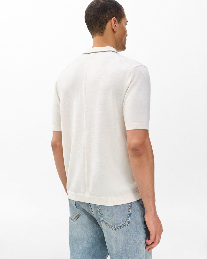 Crawford Wool-Cashmere Knit Polo 6