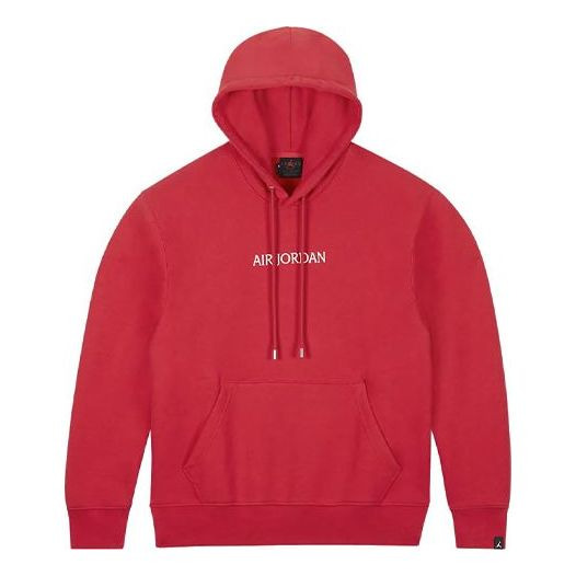 Air Jordan Solid Color Hoodie Men's Red DO6095-612 - 1